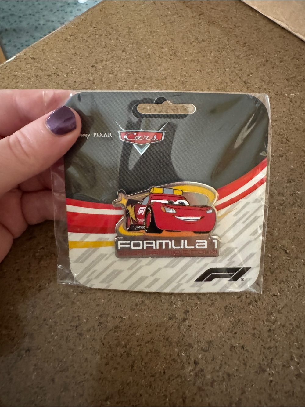 Disney and Pixar's Cars with Formula 1 Lightning McQueen Pin X Series